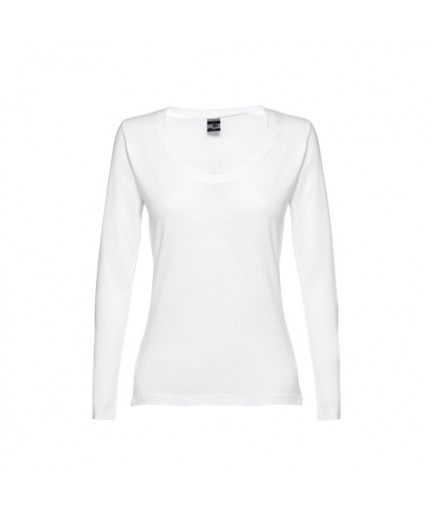THC BUCHAREST WOMEN WH. T-shirt a manica lunga da donna
