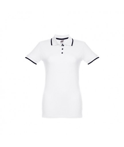 THC ROME WOMEN WH. Polo "slim fit" da donna
