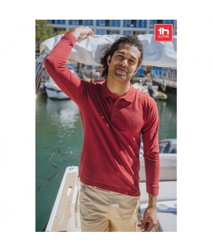 THC BERN. Polo a manica lunga da uomo