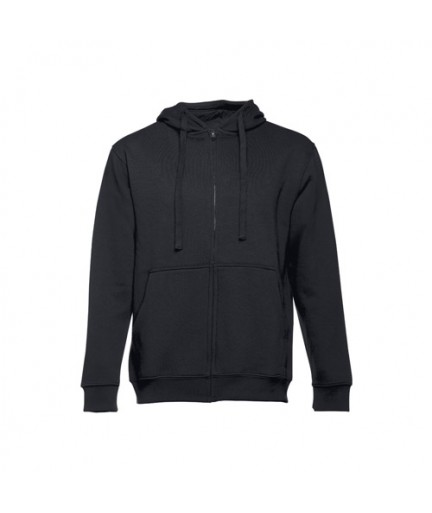 THC AMSTERDAM. Felpa da uomo, con zip e cappuccio