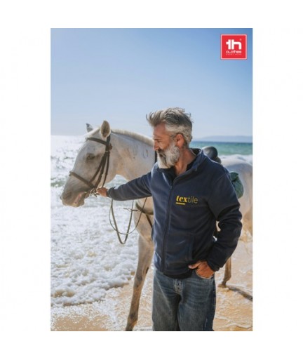 THC HELSINKI. Pile da uomo con zip