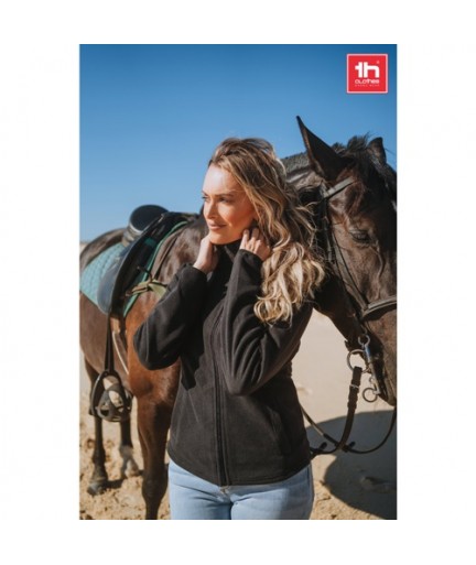 THC HELSINKI WOMEN. Pile da donna con zip