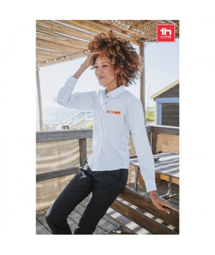 THC BATALHA WOMEN WH. Camicia popeline da donna