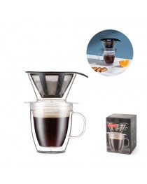 POUR OVER. Filtro caffè e tazza isotermica