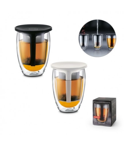 TEA FOR ONE. Tazza a doppia parete da 350ml