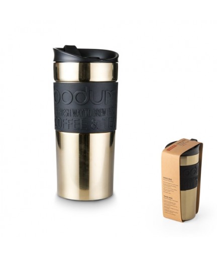 TRAVEL MUG STEEL. Tazza da viaggio 350ml