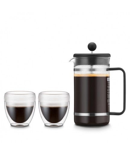 BISTRO SET. Caffettiera a pressione in plastica