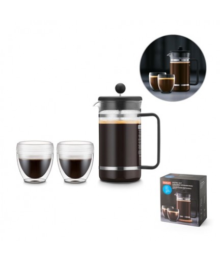 BISTRO SET. Caffettiera a pressione in plastica