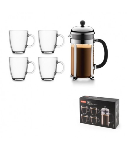 CHAMBORD SET. Caffettiera a pressione in plastica