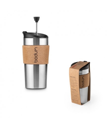 TRAVEL PRESS CORK. tazza da viaggio 450 mL