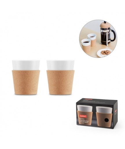 BISTRO 300. Set di 2 tazze in porcellana 300 ml