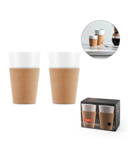 BISTRO 600. Set di 2 tazze in porcellana 600 ml