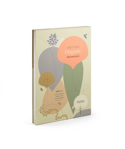 ORGANIC WRITING SHOWCASE. Campionario con 20 penne ECOlogic