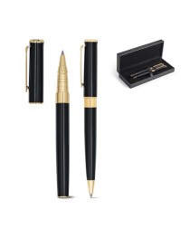 VERSAILLES. Set con penna roller e penna a sfera in metallo VERSAILLES. Set con penna roller e penna a sfera in metallo