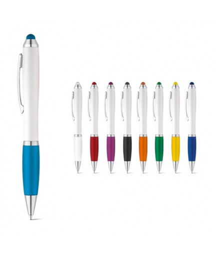 SANS BK. Penna a sfera con clip in metallo