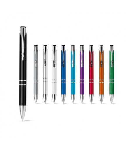 BETA PLASTIC. Penna a sfera con clip in metallo