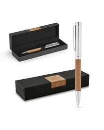 CORK. Penna a sfera in sughero e metallo CORK. Penna a sfera in sughero e metallo