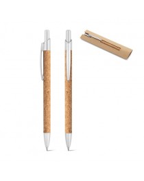 NATURA. Penna a sfera in sughero e alluminio