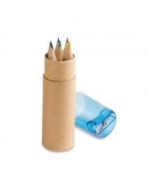 ROLS. Scatola con 6 matite colorate