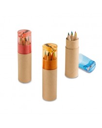 ROLS. Scatola con 6 matite colorate