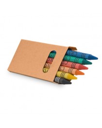 EAGLE. Scatola con 6 pastelli a cera