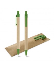 LEAF. Set con penna a sfera e matita portamina