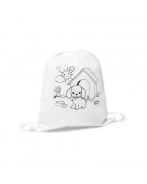 DRAWS. Zaino a sacca da colorare