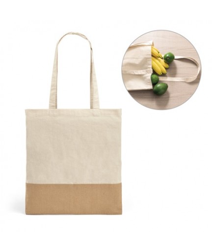 MERCAT. Borsa in cotone 100%