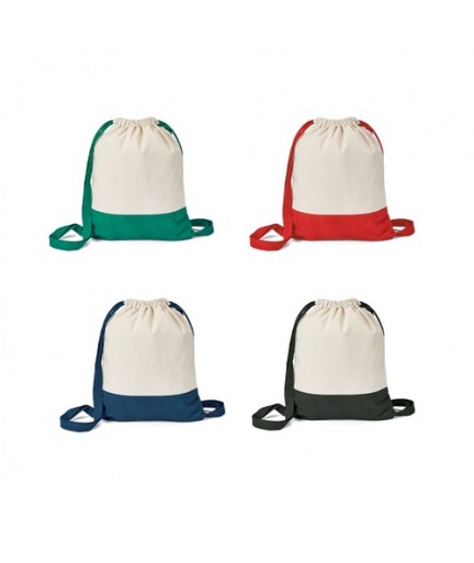 ROMFORD. Zaino a sacca in cotone 100%