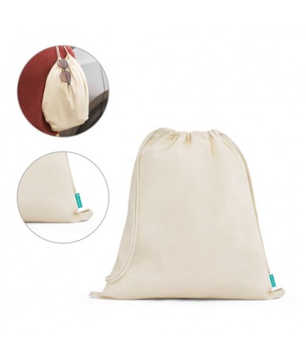 NAMPULA. Zaino a sacca in cotone biologico