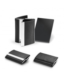 LONE. Porta tessere doppio in metallo