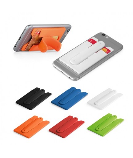 CARVER. Porta tessere con supporto per cellulare