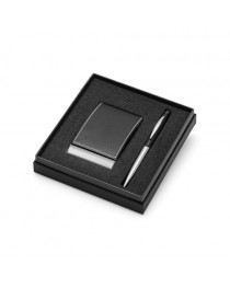 MURPHY. Set di penna a sfera e porta biglietti da visita