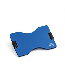 MULLER. Porta tessere con blocco RFID - Blu reale