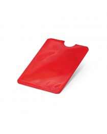 MEITNER. Porta tessere con blocco RFID - Rosso