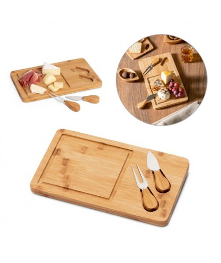 WOODS. Tagliere per formaggi in bambù