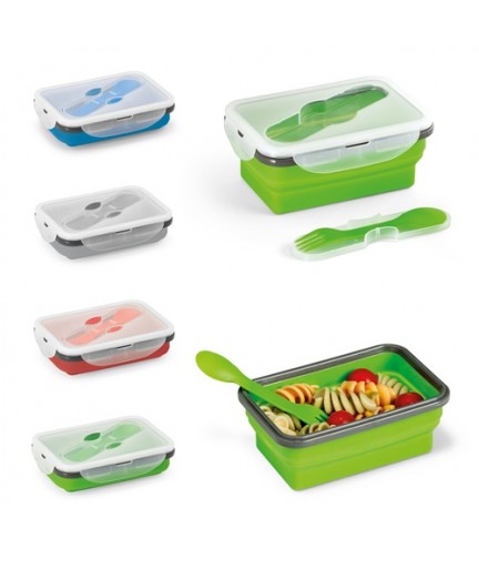 SAFFRON. Scatola portavivande pieghevole da 640 mL