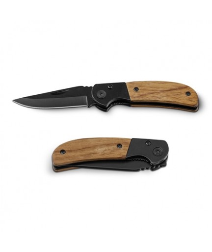 SPLIT. Coltello tascabile in acciaio inox e legno