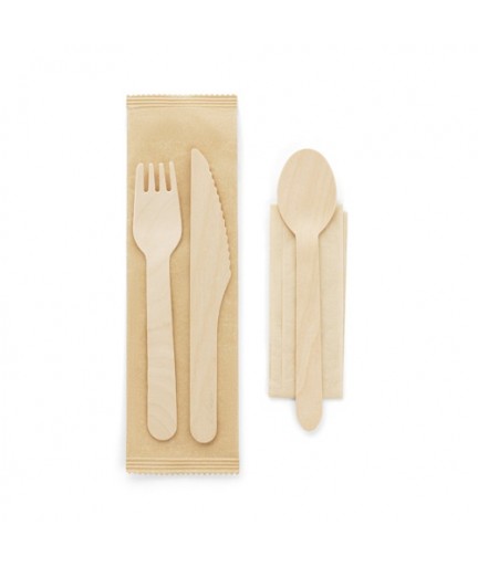 SUYA. Set di posate in legno