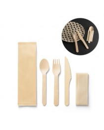 SUYA. Set di posate in legno