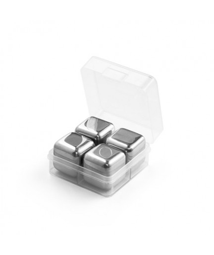 GLACIER. Set di cubi d'acciaio