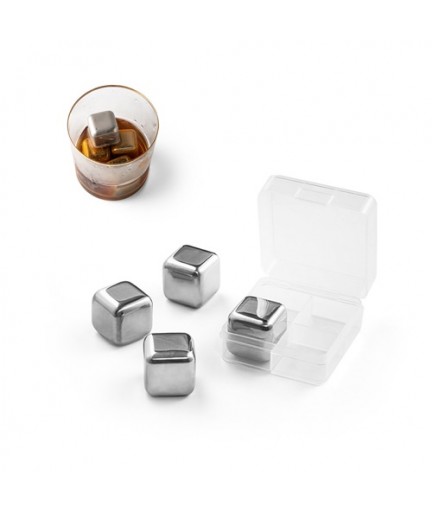 GLACIER. Set di cubi d'acciaio