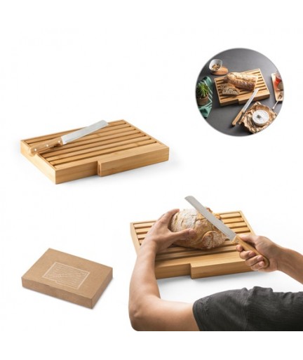 PASSARD. Tagliere per pane con coltello