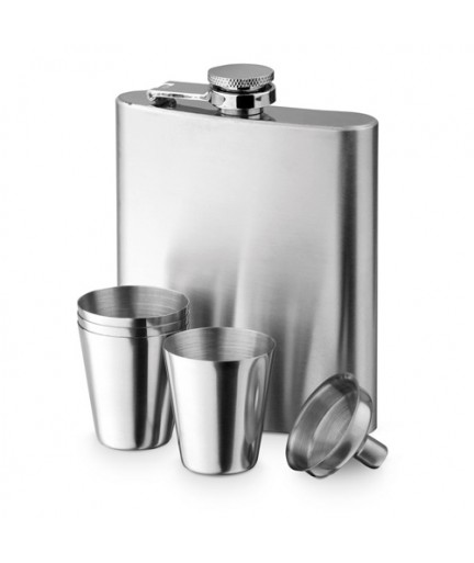 NOVAK. Insieme di bottiglia e bicchieri