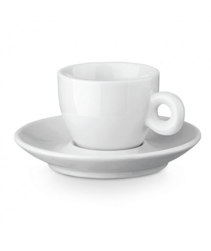 PRESSO. Tazzina da caffè con piattino in ceramica