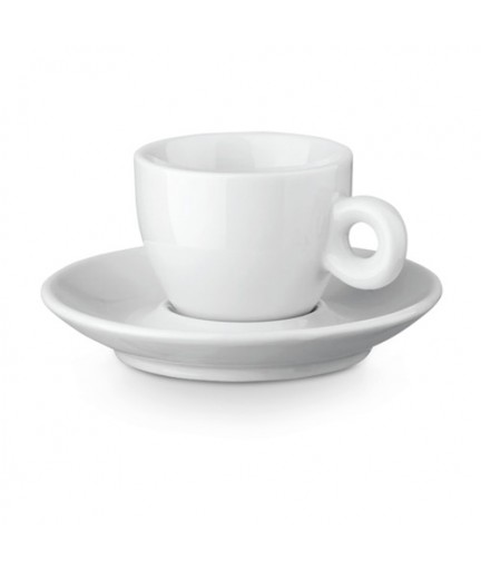 PRESSO. Tazzina da caffè con piattino in ceramica