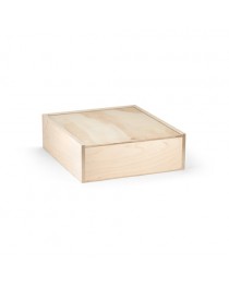 BOXIE WOOD M. Scatola di legno M - Naturale chiaro