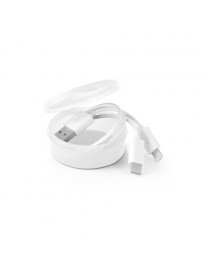 EMMY. Cavo USB con connettore 3 in 1 - Bianco