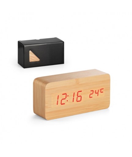 DARWIN. Orologio da tavolo in legno MDF