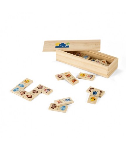 DOMIN. Gioco del domino in legno
